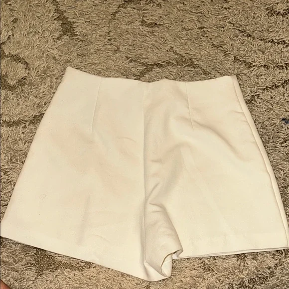Zara high rise White Women's Skort - Picture 2 of 3